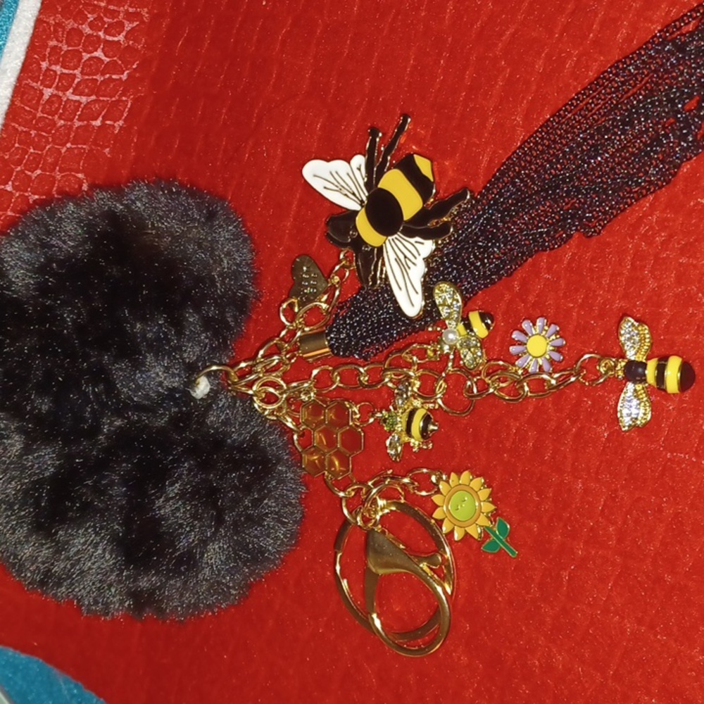 Hand Crafted Queen Bee Keychain